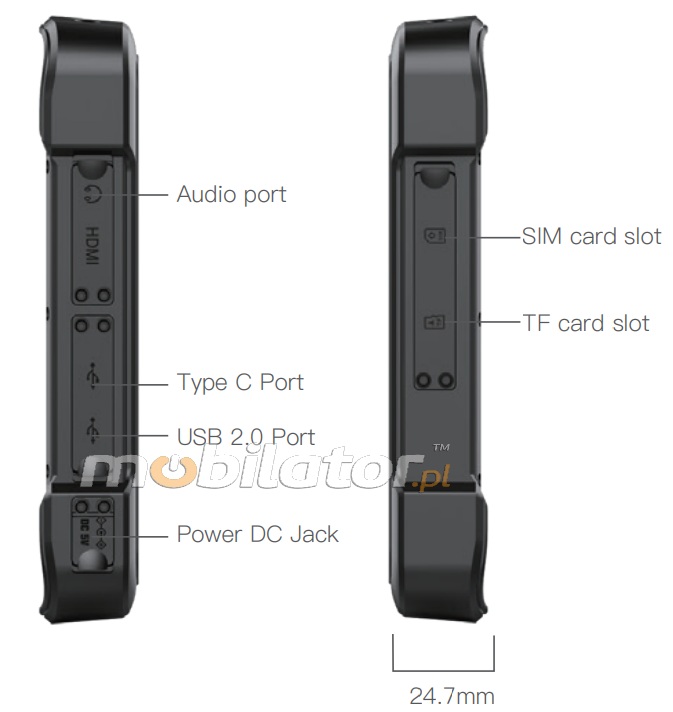 emdoor i8nn tablet przemysowy android ip65